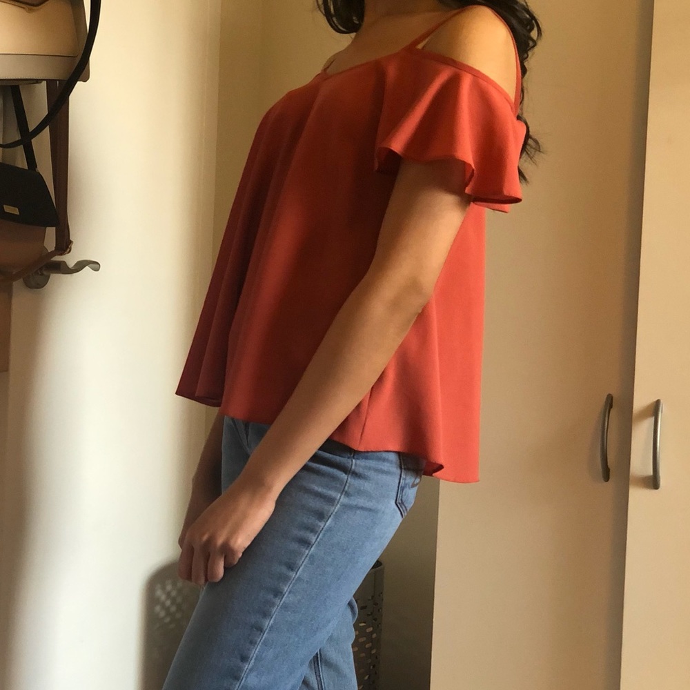 Cold-Shoulder Blouse - Picture 2 of 2